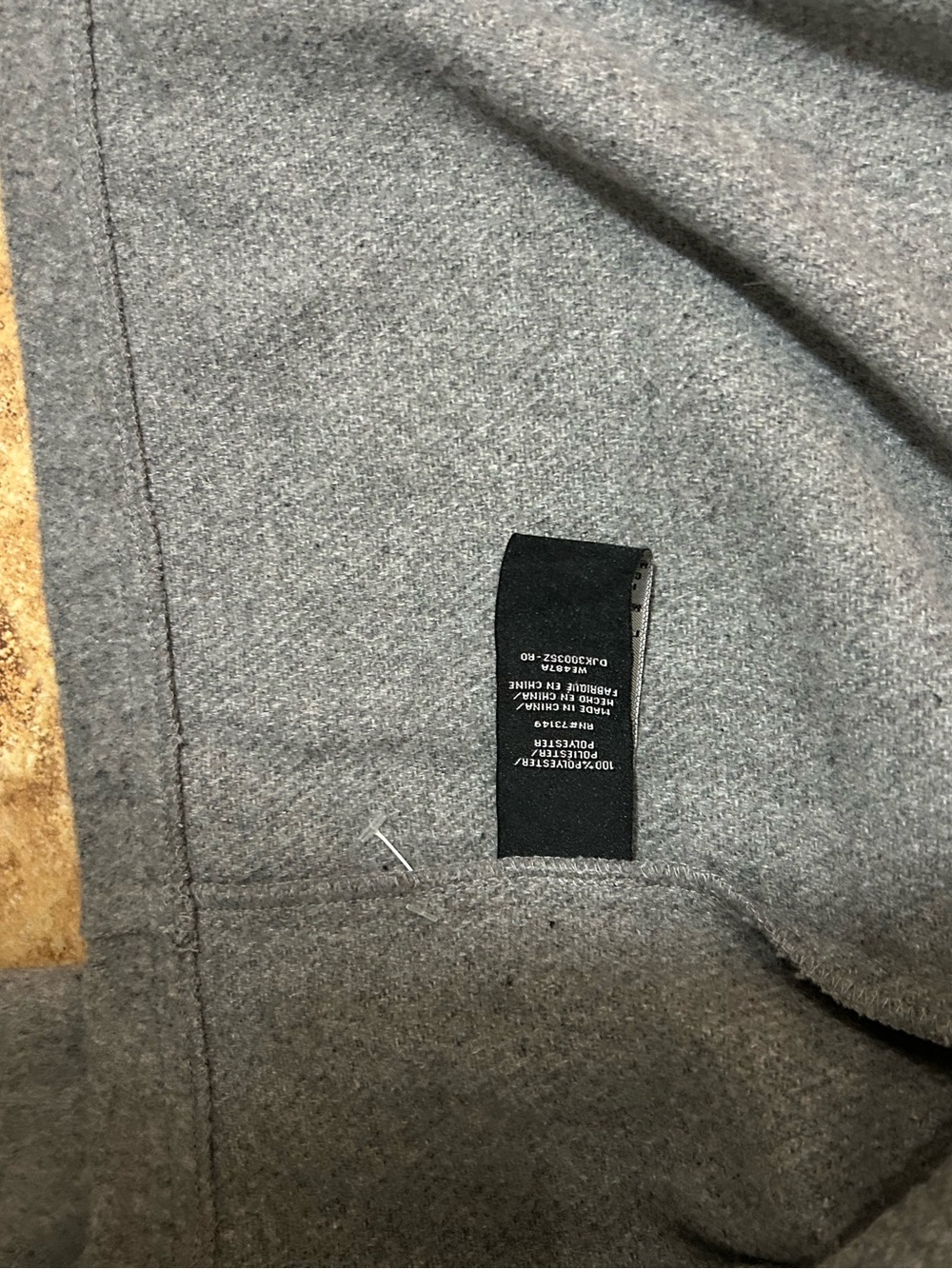 Dictionary Gray Button-Front Jacket - Picture 6 of 7